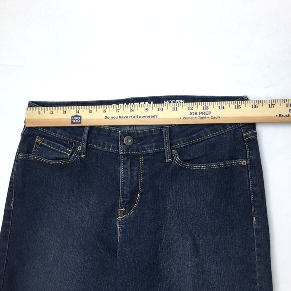 Levi's Denizen Women's Modern Skinny Jeans Stretch Dark Wash size 8L length 31" - Picture 4 of 8